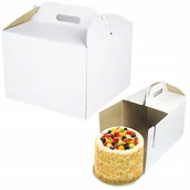 Opakowania i torebki na prezenty - OPAKOWANIE KARTON PUDEŁKO NA TORT - miniaturka - grafika 1