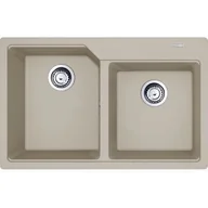 Zlewozmywaki - Franke Urban UBG 620-36-33 GSC Zlewozmywak granitowy dwukomorowy 78x50 cm orzechowy 114.0687.306 - miniaturka - grafika 1