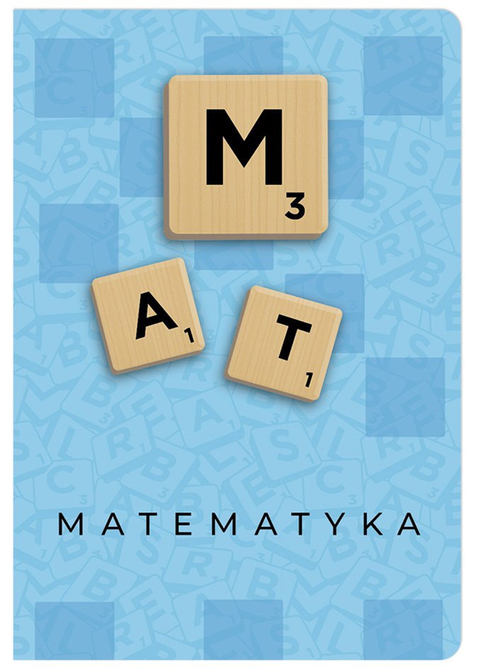 ZESZYT A5 MATEMATYKA, 60 KARTEK, KRATKA, SCRUBLE, ŚCIĄGA BENIAMIN / REXUS