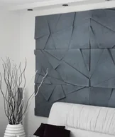 Elewacje - 120x60 cm VT - PB05 (B8 antracyt) KRYSZTAŁ - panel dekor 3D beton architektoniczny C - miniaturka - grafika 1