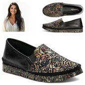 Półbuty damskie - Półbuty Damskie Maciejka SKÓRZANE Czarne Espadryle Oddychające Wiosenne 37 - miniaturka - grafika 1