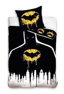 Carbotex pościel 140x200 Batman młodzieżowa super bohater BAT183009-PP - Pościel dla dzieci - miniaturka - grafika 1