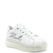 Trampki damskie - Karl Lagerfeld Skórzane trampki KAPRI KUSHION Signia Pearl Logo Lo - miniaturka - grafika 1