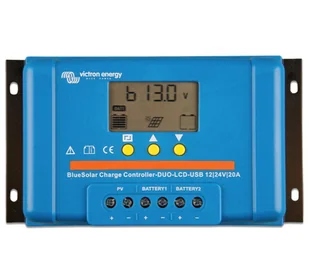 Victron Energy Regulator PWM DUO LCD&USB 12/24V-20A - Akcesoria do kolektorów i fotowoltaiki - miniaturka - grafika 1