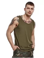Koszulki męskie - Brandit Męski tank top, koszulka na ramiączkach, oliwkowy, XXL - miniaturka - grafika 1