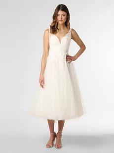 Luxuar Fashion - Damska suknia ślubna, biały - Sukienki - miniaturka - grafika 1