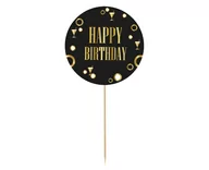 Urodziny dziecka - Dekoracja na tort B&G Party - Happy Birthday - miniaturka - grafika 1