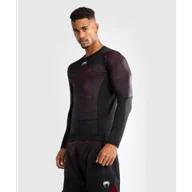 Kimona, stroje i obuwie - Venum Rashguard Długi Rękaw G-Fit Air Deep Black/Fire Red - miniaturka - grafika 1