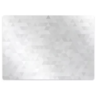 Mata pod krzesło do biura Świetlne Trójkąty 120x90 cm - Podnóżki, podpórki, podkładki - miniaturka - grafika 1