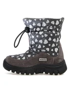 Kozaki damskie - Naturino Kozaki zimowe "Varsa" w kolorze szarym - miniaturka - grafika 1