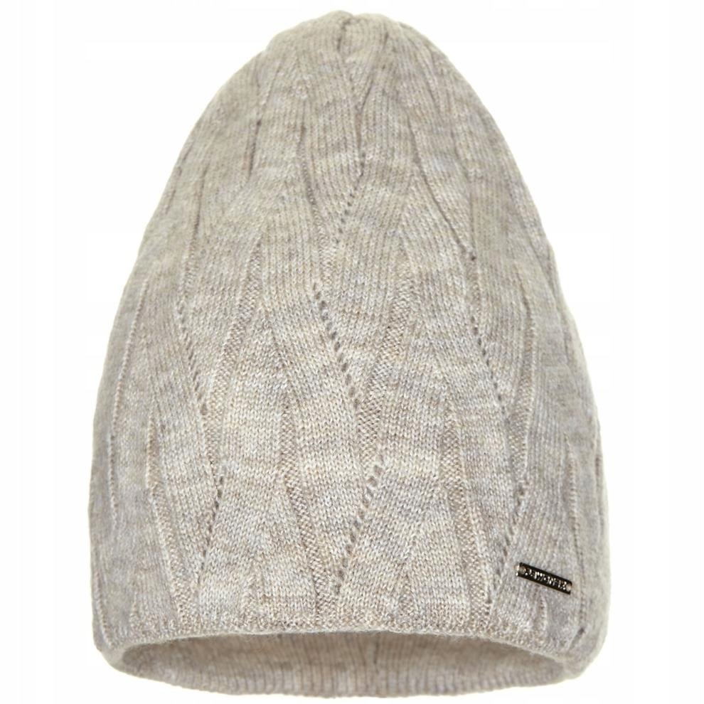 Czapka zimowa damska STACY Jasny beż