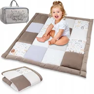 Maty edukacyjne - Mata Leżak Kocyk Dziecko Niemowlak Do Zabawy 100X100Cm Bawełna Aksamitna - miniaturka - grafika 1