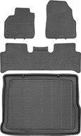 Dywaniki samochodowe - Renault Scenic III Minivan od 2009-2016r. Bagażnik MAX-DYWANIK 911714 + Dywaniki GEYER 812/3C - miniaturka - grafika 1