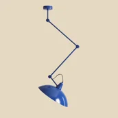 Lampy sufitowe - Melos lampa wisząca 1xE27 niebieska 808PL_G25 - miniaturka - grafika 1