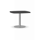Stoły i stoliki do biura - Stolik konferencyjny Zeus II, szara noga, blat grafit - miniaturka - grafika 1