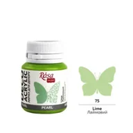 Farby i media malarskie - Rosa Farba akrylowa perłowa lime 75 20ml - miniaturka - grafika 1