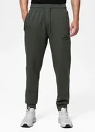 Dresy męskie - Spodnie męskie dresowe Pit Bull Sampson 25 ciemno zielone M - miniaturka - grafika 1