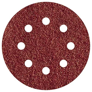 Wolfcraft Krążki ścierne samoprzyczepne korund śr. 125 mm granulacja 60mm (25szt.) 2250100 - Materiały ścierne - miniaturka - grafika 1
