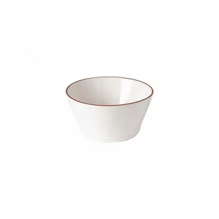Costa Nova Miska do zupy Beja White Red 14 cm - Miski i półmiski - miniaturka - grafika 1