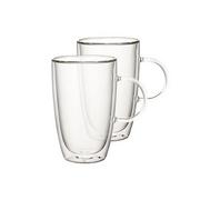 Szklanki - Villeroy & Boch Artesano Hot Beve. New Zestaw Szklanek z uchem do latte 11-7243-8088 - miniaturka - grafika 1