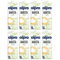 Alpro Barista do kawy - Napój Sojowy z wapniem i witaminami zgrzewka 8 x 1 l - Napoje roślinne - miniaturka - grafika 1