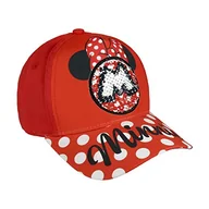 Czapki damskie - CERDÁ LIFE'S LITTLE MOMENTS Premium Minnie Czapka tenisowa, Dziewczyny, Czerwony, 52-58 cm - miniaturka - grafika 1