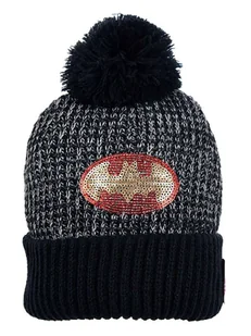 Batman Czapka "Batman" w kolorze czarnym - Czapki damskie - miniaturka - grafika 1