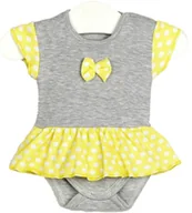 Body dla niemowląt - BODY SUKIENKA KRÓTKI RĘKAW BODOSUKIENKA Niemowlęce body bawełniane Rozm 68 - miniaturka - grafika 1