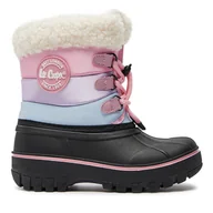 Buty dla dziewczynek - Śniegowce Lee Cooper LCJ-24-44-2857K Kolorowy - miniaturka - grafika 1