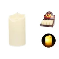 Świece - Świeczka LED kremowa 9 x 5 cm - miniaturka - grafika 1