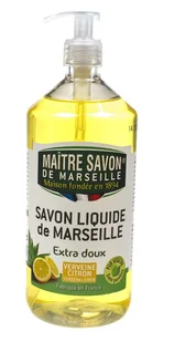 Maitre Savon De Marseille Mydło marsylskie w płynie cytrynowe 1000 ml - Maître Savon - Mydła - miniaturka - grafika 1