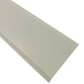 Blaty meblowe i parapety okienne - Parapet zewnętrzny stalowy biały 20x150 cm - miniaturka - grafika 1