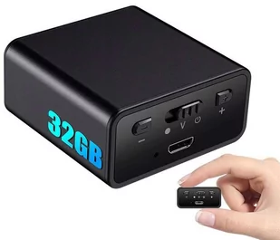 Dyktafon Szpiegowski Z Detekcją Dźwięku Q65 - Podsłuch Z Magnesem I Pamięcią 32Gb - Podsłuchy - miniaturka - grafika 1