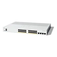 Pozostałe akcesoria sieciowe - - Cisco - Cisco Catalyst 1300-24P-4X - Switch - C3 - Zarządzany - 24 x 10/100/1000 (PoE+) + 4 x 10 Gigabit SFP+ - Możliwość montażu w stojaku - miniaturka - grafika 1