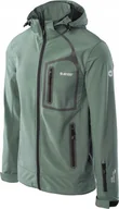 Kurtki męskie - Kurtka Softshell Hi-tec Nils Męska z Kapturem Wodoodporna Membrana 10000 XL - miniaturka - grafika 1