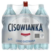 Woda - Cisowianka Naturalna woda mineralna lekko gazowana niskosodowa 6 x 1 l - miniaturka - grafika 1