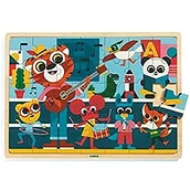 Puzzle - Djeco 31817 Madera Puzzlo Music Puzzles - miniaturka - grafika 1