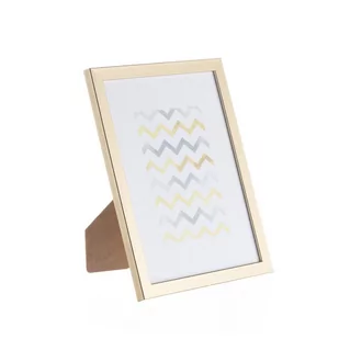 Dekoria Ramka Simple Gold 18x24cm 18x1,3x24cm 007-056 - Ramki na zdjęcia - miniaturka - grafika 1