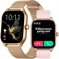 Smartwatch - Rubicon F03-PROF Złoty/Różowy - miniaturka - grafika 1