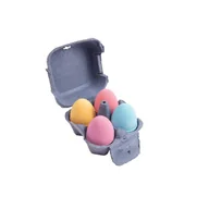 Kosmetyki kąpielowe dla dzieci - Kids Cluck Cluck Egg Bath Bomb kule do kąpieli w kształcie jajek 4szt. - miniaturka - grafika 1