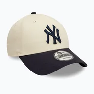 Czapki damskie - Czapka z daszkiem New Era Colourblock 9Forty New York Yankees light beige WYSYŁKA W 24H 30 DNI NA ZWROT - miniaturka - grafika 1