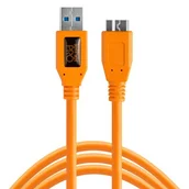 Kable USB - tether-pro Przewód TetherPro USB 3.0 Micro-B pomarańczowy - miniaturka - grafika 1