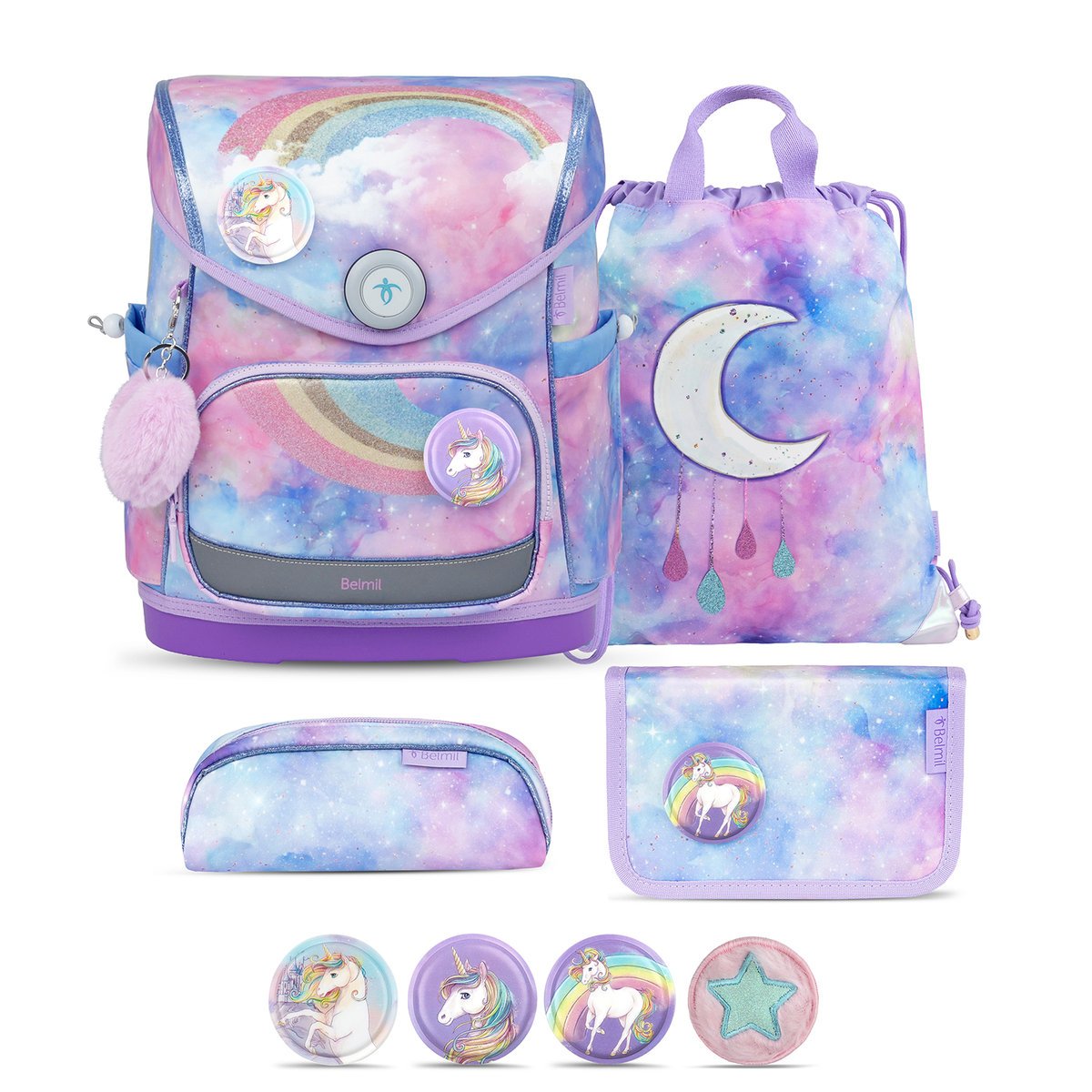 Premium Compact Plus Moonlight – 5-częściowy zestaw szkolny