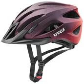 Kaski rowerowe - Uvex Kask Rowerowy Viva 3 Plum-Grapefruit Mat 52-57 Cm - miniaturka - grafika 1