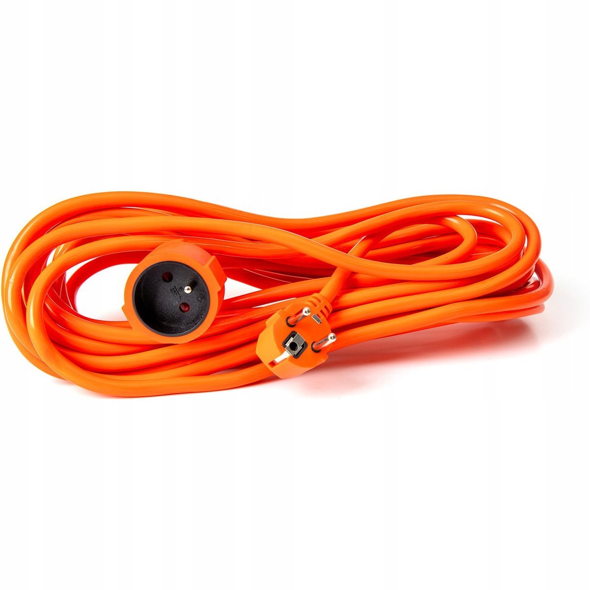 KABEL PRZEDŁUŻACZ POJEDYNCZY 230V 16A 10m pomarańczowy PLATINET