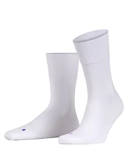 FALKE Uniseks Skarpety Run U SO Bawełna jednokolorowe 1 Para, Biały (White 2000), 42-43 - Skarpetki męskie - miniaturka - grafika 1