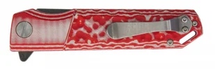 Womsi Wasp nóż składany czerwono-białe G10 S90V - Noże - miniaturka - grafika 5