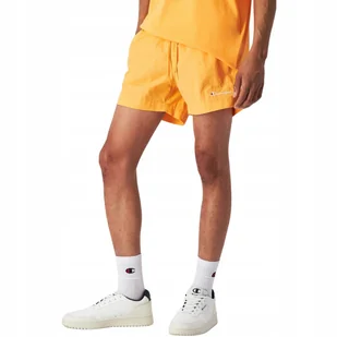 Spodenki kąpielowe męskie Champion Beachshort pomarańczowe 219979 OS059 M - Spodenki męskie - miniaturka - grafika 1