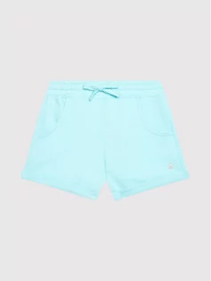 Spodnie i spodenki dla chłopców - Benetton United Colors Of Szorty sportowe 3J68I0973 Niebieski Regular Fit - grafika 1