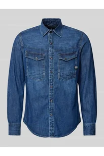 Koszula jeansowa z kołnierzykiem typu kent - G-Star Raw - Koszule męskie - miniaturka - grafika 1